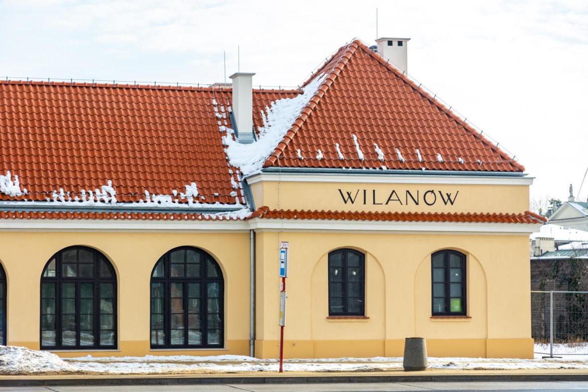 Dawny dworzec Warszawa Wilanów po remoncie