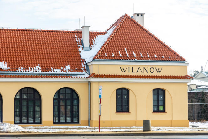 Dawny dworzec Warszawa Wilanów po remoncie