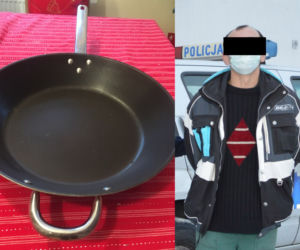 Bestialski atak syna na matkę. Rzucił się na nią z patelnią!