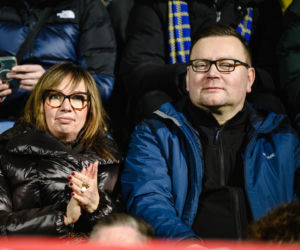 Arka Gdynia - Lechia Gdańsk: Zdjęcia kibiców z derbów Trójmiasta w ramach 23. kolejki PKO BP Ekstraklasy