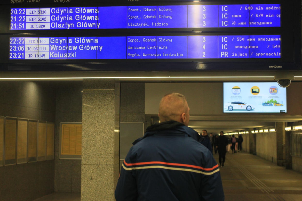 Paraliż na kolei. Gigantyczne opóźnienia pociągów