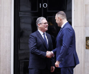 Karol Nawrocki, Keir Starmer