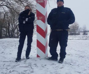 Na wschodniej granicy służą też policjanci z Tarnowa