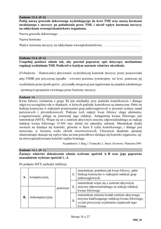 Matura 2018 z biologii. Poziom rozszerzony - arkusze CKE