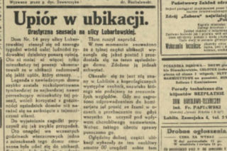 Sensacja z Lublina sprzed lat. „Upiór” urządził sobie kryjówkę w ubikacji
