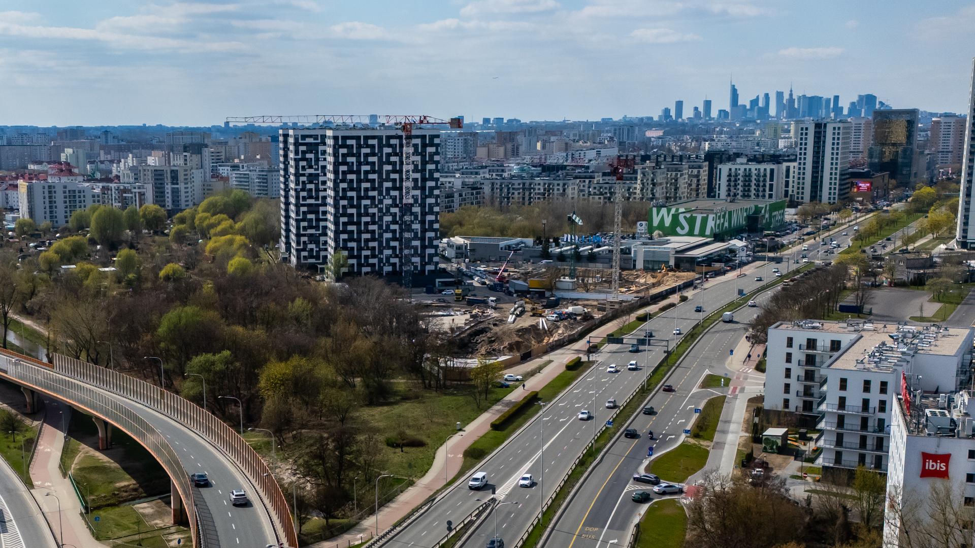 Budowa Mocha Tower w Warszawie
