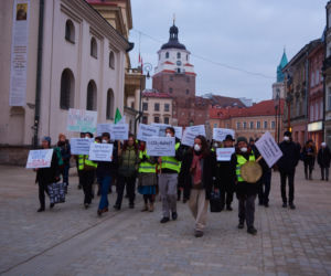 Przeciwko zabudowie Górek Czechowskich. „Strajk dla Ziemi” w centrum Lublina