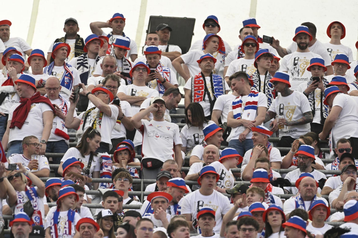 Kibice na finale Pucharu Polski: Górnik - Raków