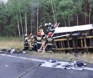 Wypadek na DK 10 w Solcu Kujawskim. Trzy osoby poszkodowane [ZDJĘCIA]