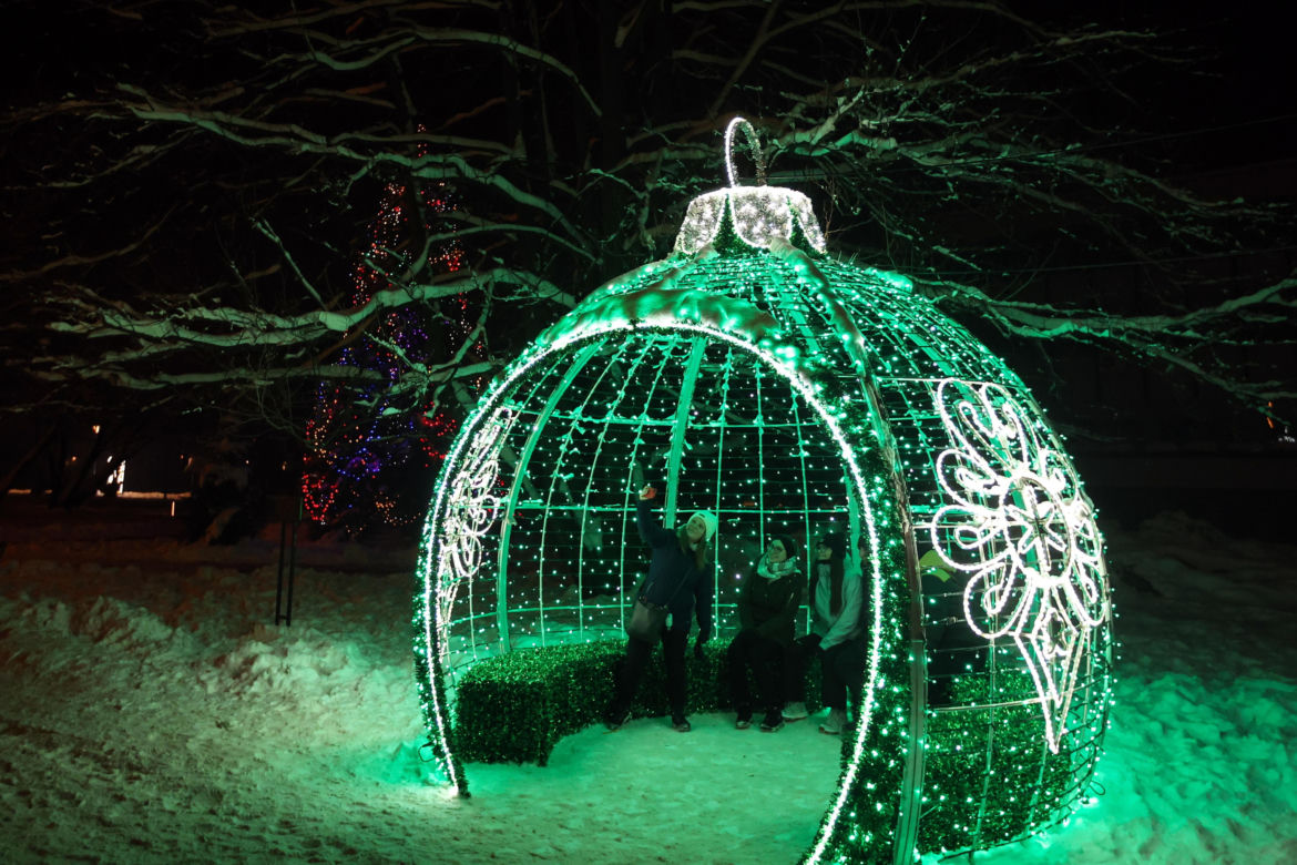 Świąteczne iluminacje w Zakopanem