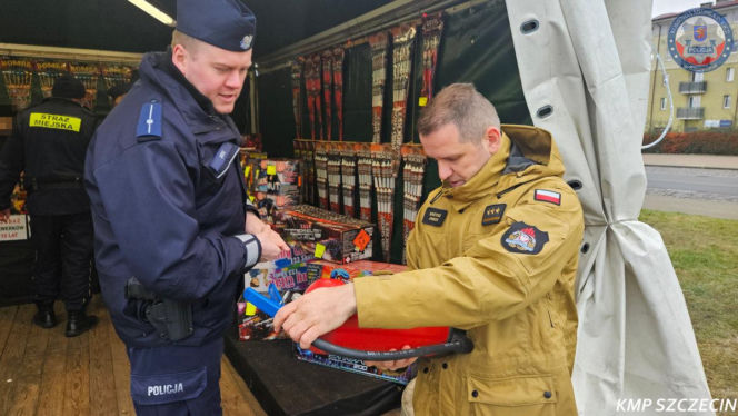 Kontrole w punktach sprzedaży fajerwerków