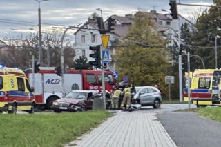 Wjechał na czerwonym i staranował hondę. Pół Lublina stanęło w korkach!