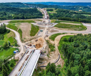 Budowa S19 - Babica Jawornik z najwyższą estakadą w Polsce