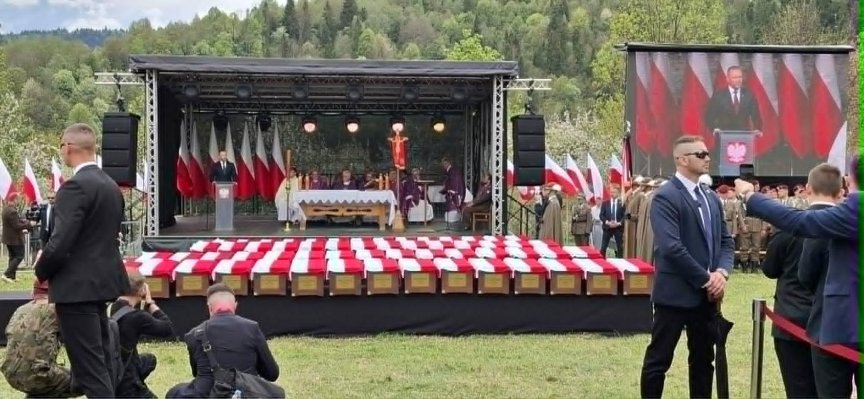 Pogrzeb żołnierzy NSZ