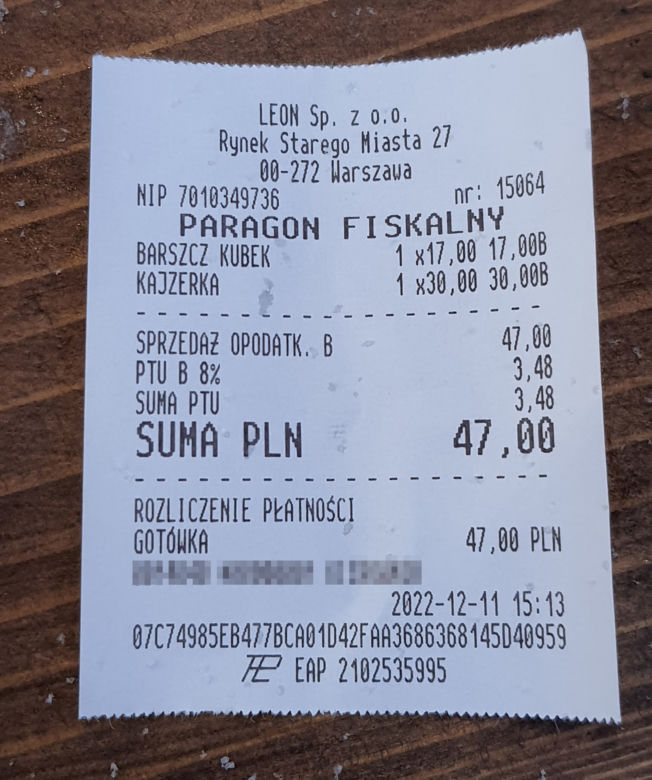 U Gesslera kromka chleba za 25zł