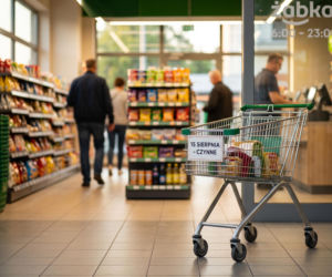 Sklepy otwarte 15 sierpnia 2026 - Żabka, Biedronka, Lidl, Dino. Do której godziny czynne?