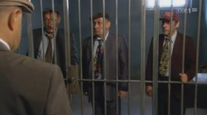 RANCZO 7 sezon, odc. 80. Wargacz (Sławomir Orzechowski), Myćko (Tomasz Sapryk), Solejuk (Sylwester Maciejewski)