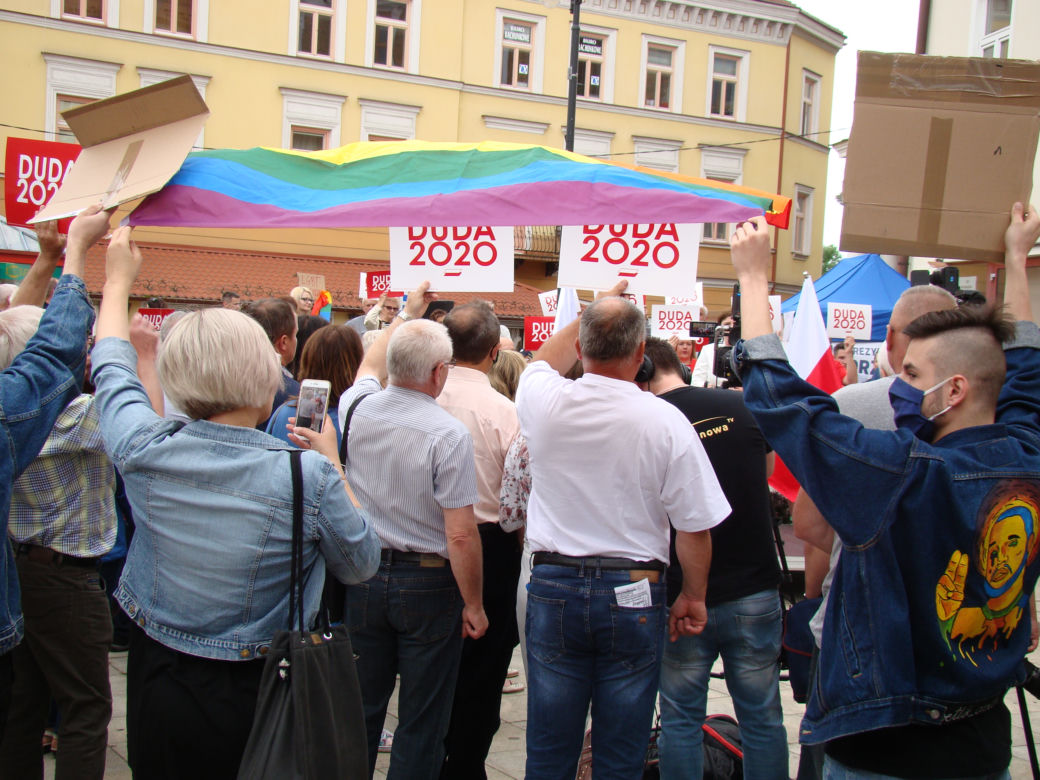 LGBT to nie ideologia - protest podczas wizyty Beaty Szydło