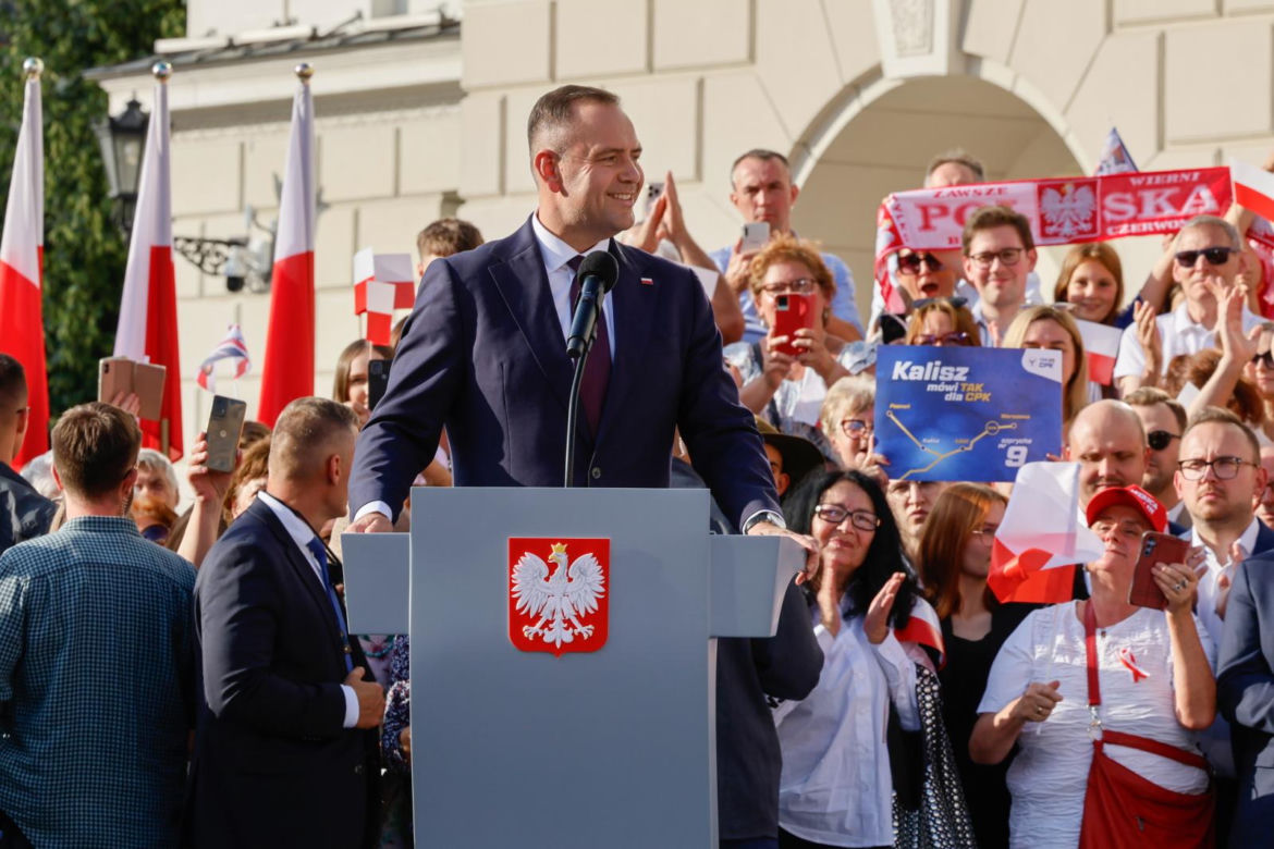 Pierwsza decyzja prezydenta Nawrockiego. W Kaliszu podpisał ustawę o powrocie do "starego" CPK