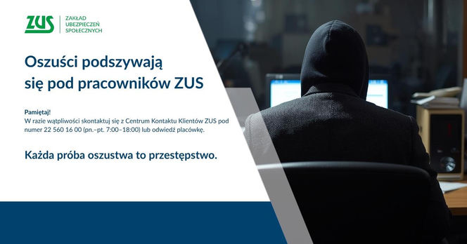 Uwaga, oszuści znów podszywają się pod pracowników ZUS!