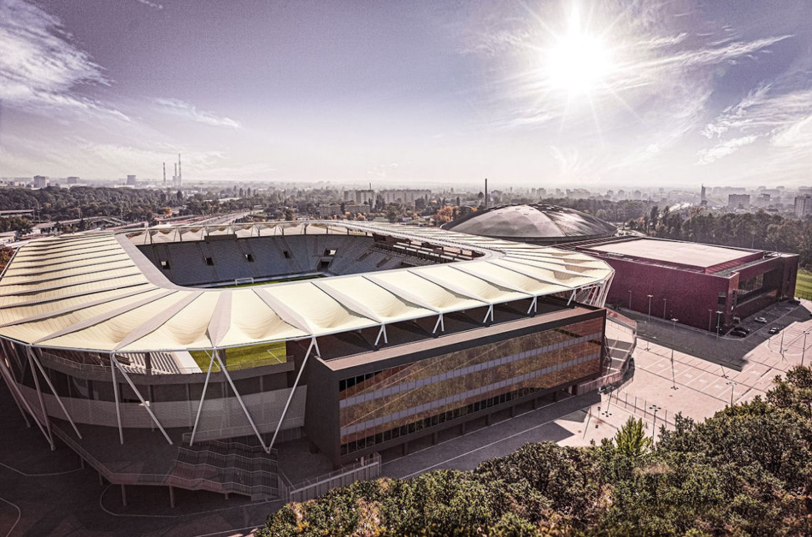 Stadion Miejski ŁKS Łódź - zdjecia i wizualizacje