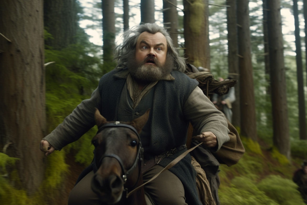 Władca Pierścieni: Jack Black jako Tom Bobadil. Są zdjęcia 'z planu'!
