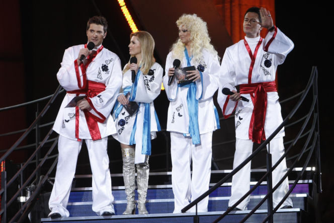 Krzysztof Ibisz na sylwestrach Polsatu