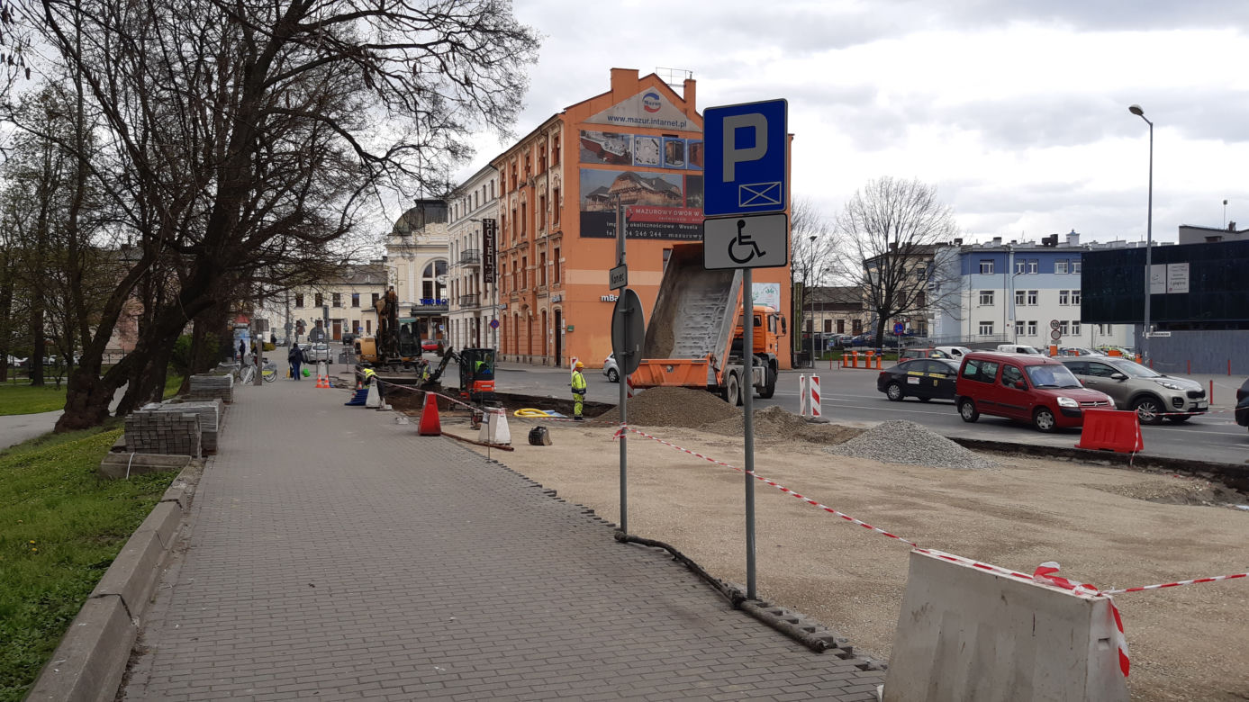 Ruszyła budowa węzła przesiadkowego Krakowska-Planty. ZOBACZ ZDJĘCIA