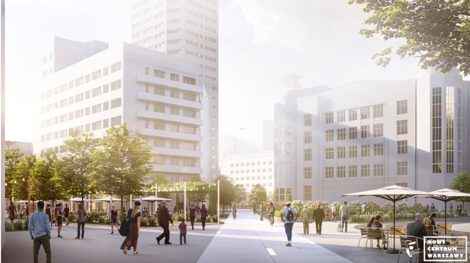 Władze Warszawy rozstrzygnęły konkurs na zagospodarowanie rejonu ulic Złotej i Zgoda w samym centrum miasta