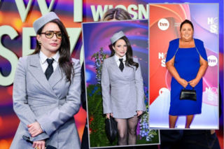 Anna Dereszowska jak stewardessa z tanich linii. Wellman musiała to skomentować!