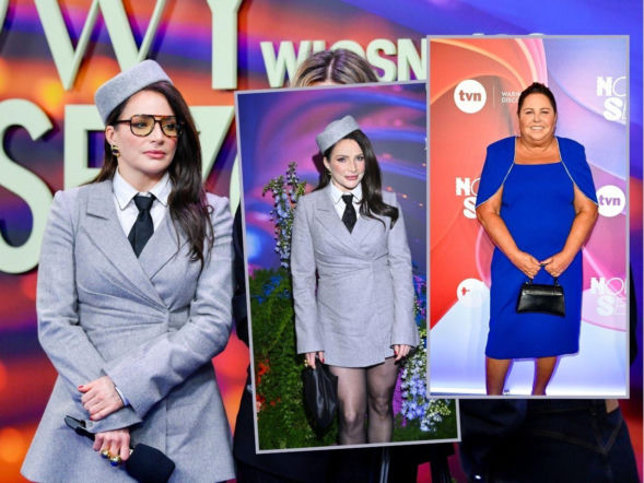 Anna Dereszowska jak stewardessa z tanich linii. Wellman musiała to skomentować!