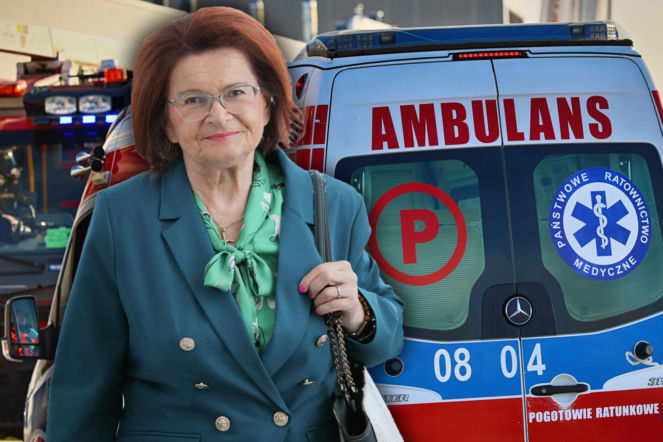 Przysłano karetkę do protestującej posłanki PiS. Odesłała ją, mimo, że ma już  tylko wodę z kranu