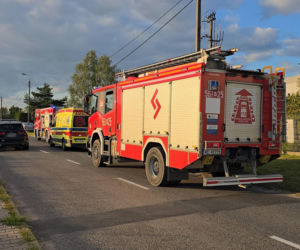 Tragedia w Lesznowoli. Kierowca ciężarówki zasłabł za kierownicą i zmarł