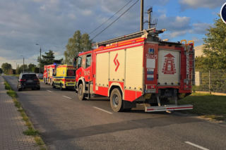 Tragedia w Lesznowoli. Kierowca ciężarówki zasłabł za kierownicą i zmarł
