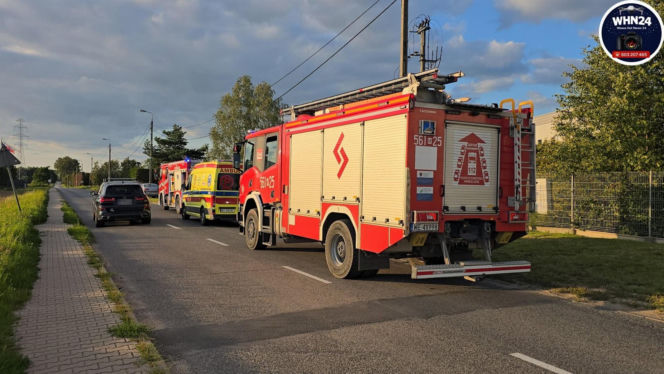 Tragedia w Lesznowoli. Kierowca ciężarówki zasłabł za kierownicą i zmarł