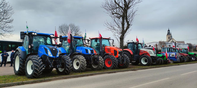 Rolnicy wyszli na ulice. Rozpoczął się protest w woj. łódzkim. „Opłacalność jest na krytycznym poziomie”