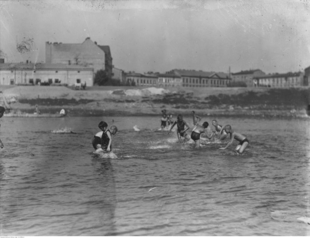 Plaża nad Wisłą w Krakowie