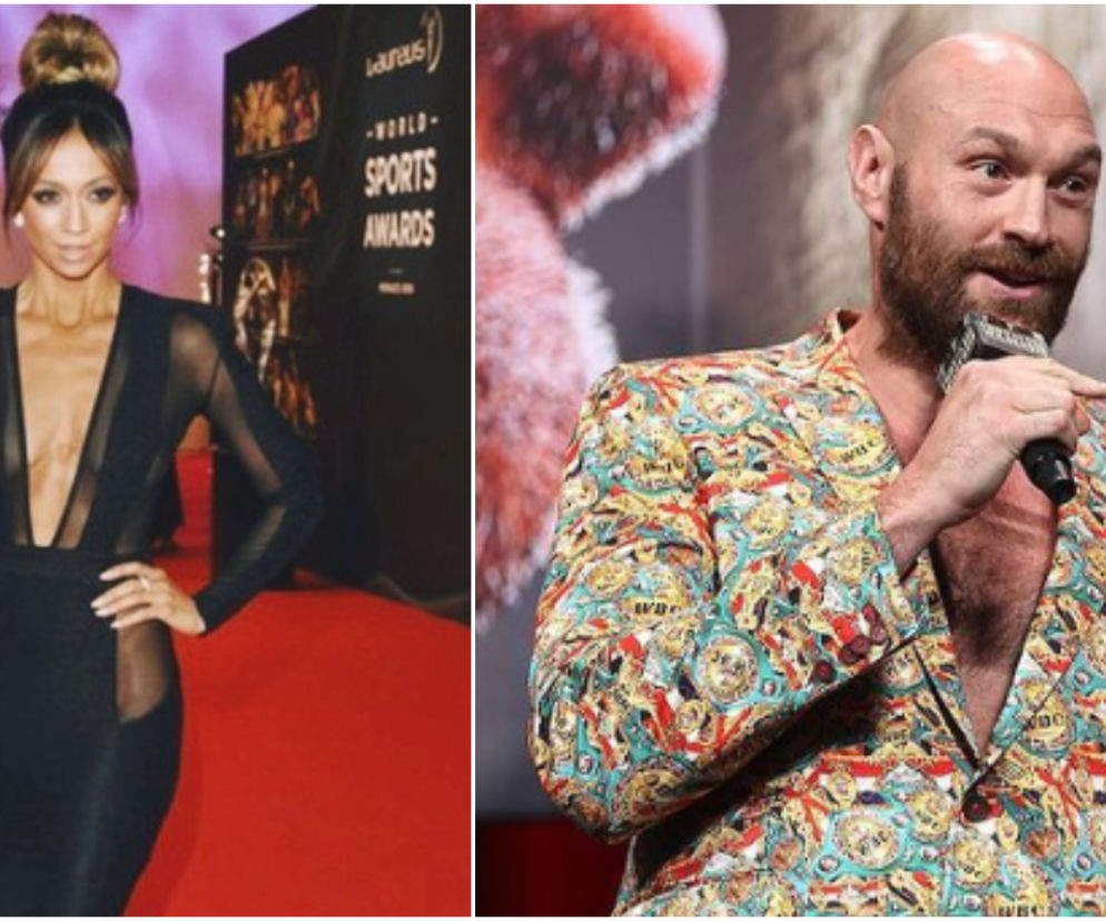 Kate Abdo i Tyson Fury
