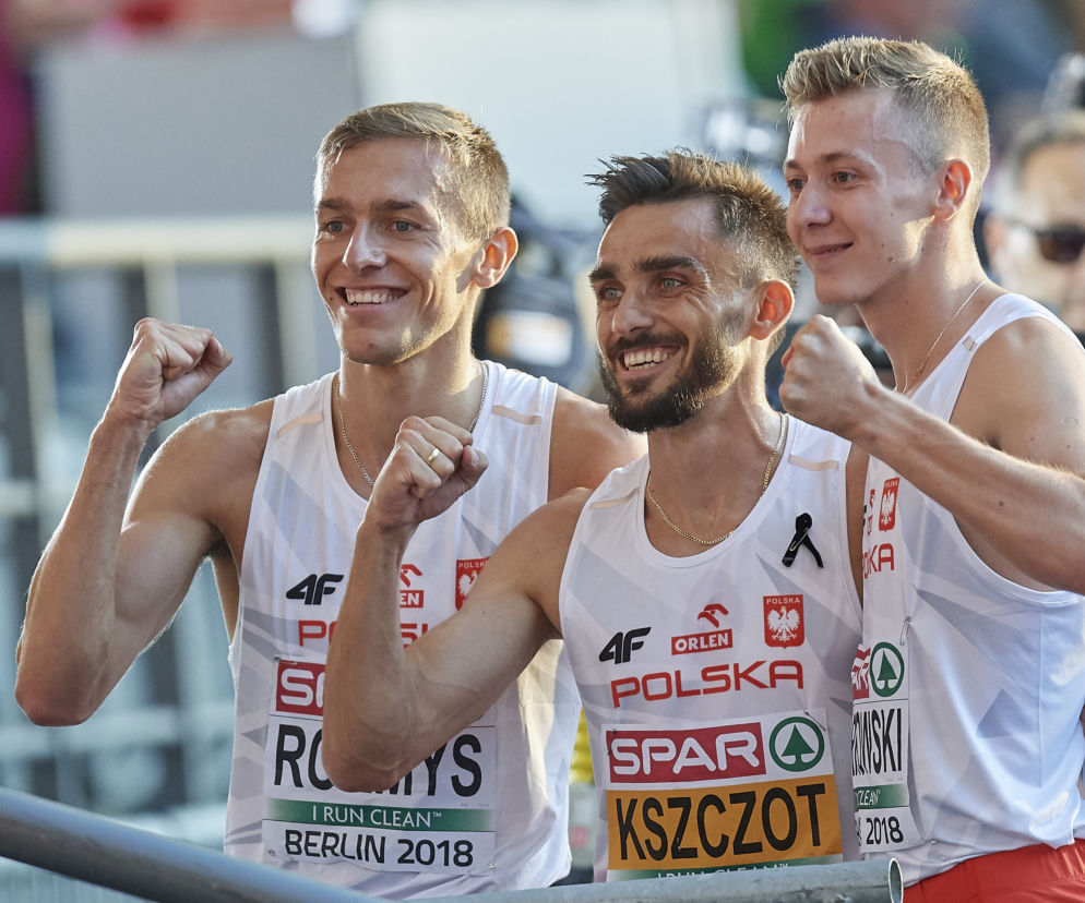 Michał Rozmys, Adam Kszczot i Mateusz Borkowski