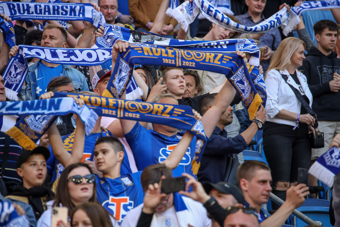 Tak bawili się kibice na meczu Lech Poznań - Jagiellonia Białystok