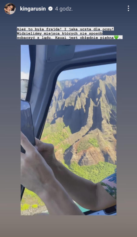 Kinga Rusin wydała majątek na loty helikopterem