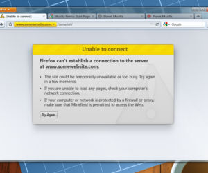 Mozilla Firefox 4 - błąd połączenia