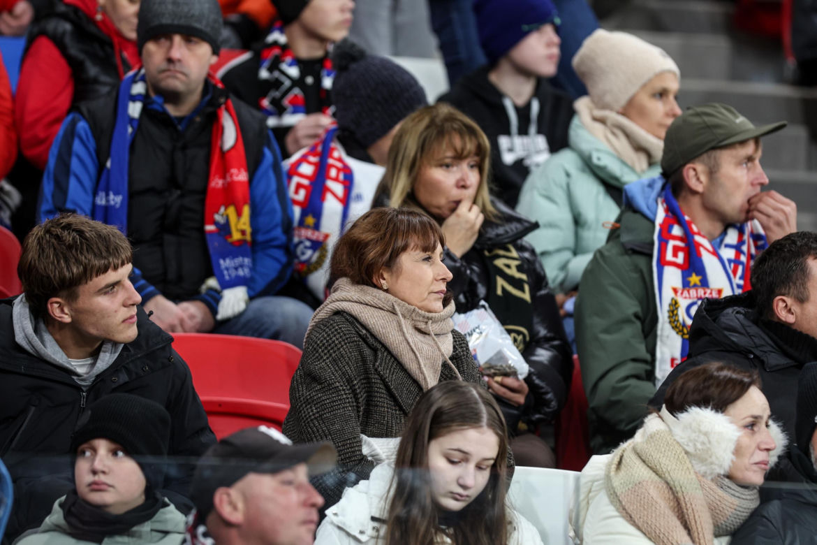 Górnik Zabrze - Jagiellonia Białystok, zdjęcia kibiców i zawodników z meczu 13. kolejki PKO BP Ekstraklasy