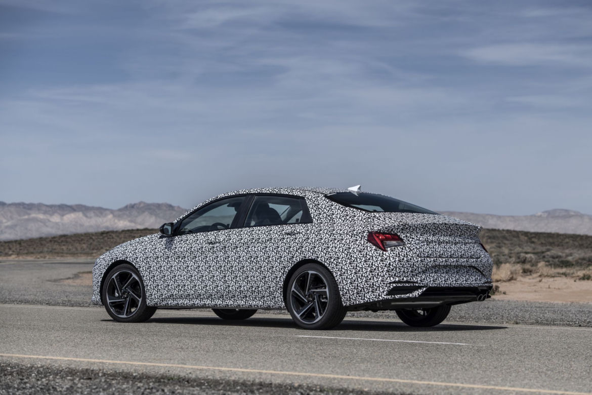 (2020) Zakamuflowany Hyundai Elantra N Line