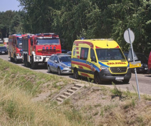 Mężczyzna zmarł nad zbiornikiem wodnym