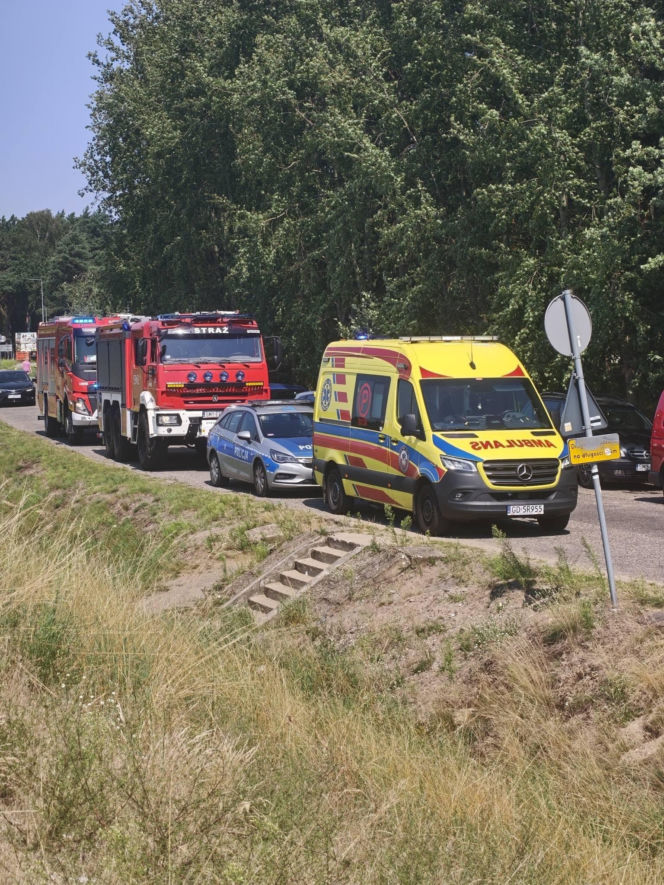 Mężczyzna zmarł nad zbiornikiem wodnym