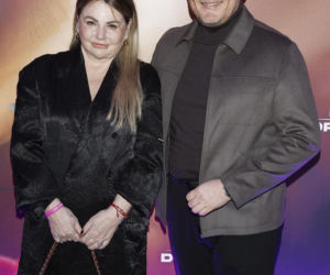 dawno nie widzieliśmy Anny Komorowskiej. Teraz wraz z mężem była na premierze