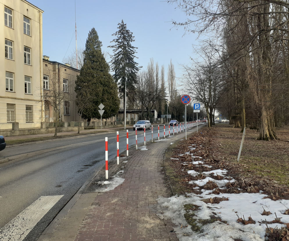 Siedleckie szkoły przy ul. Konarskiego i Prusa i ich okolica w lutym 2021 roku