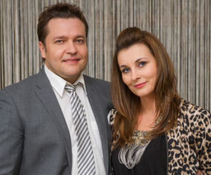 Na Wspólnej odc. 2001. Kinga (Ilona Wrońska), Michał (Robert Kudelski)