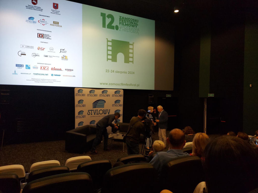 Trwa 12. Zamojski Festiwal Filmowy "Spotkania z historią" w Zamościu. To półmetek